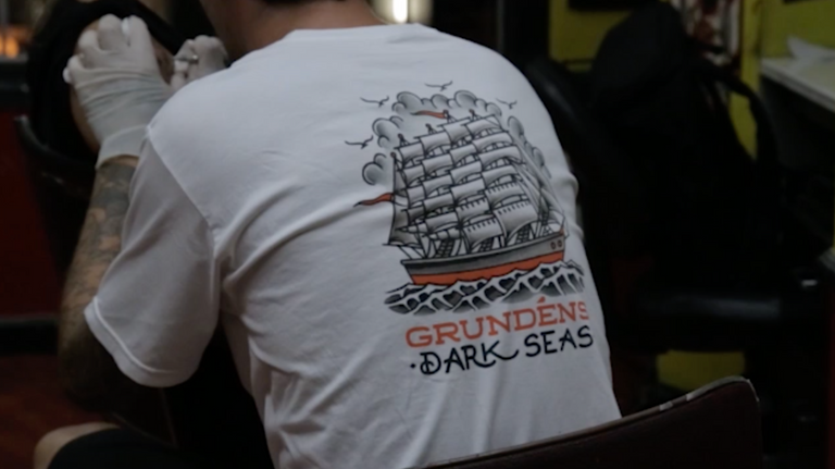 Dark Seas x Grundens Ink & Iron Tee