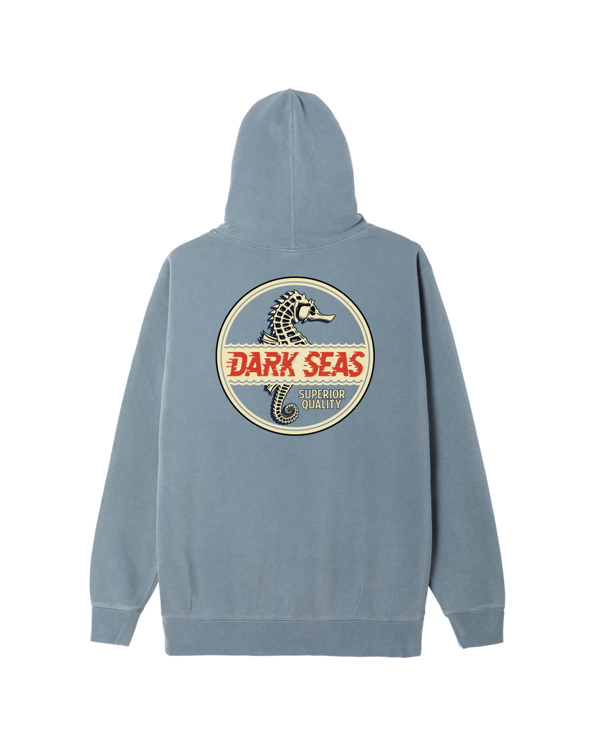 Oil Drum Pigment Pullover Hood