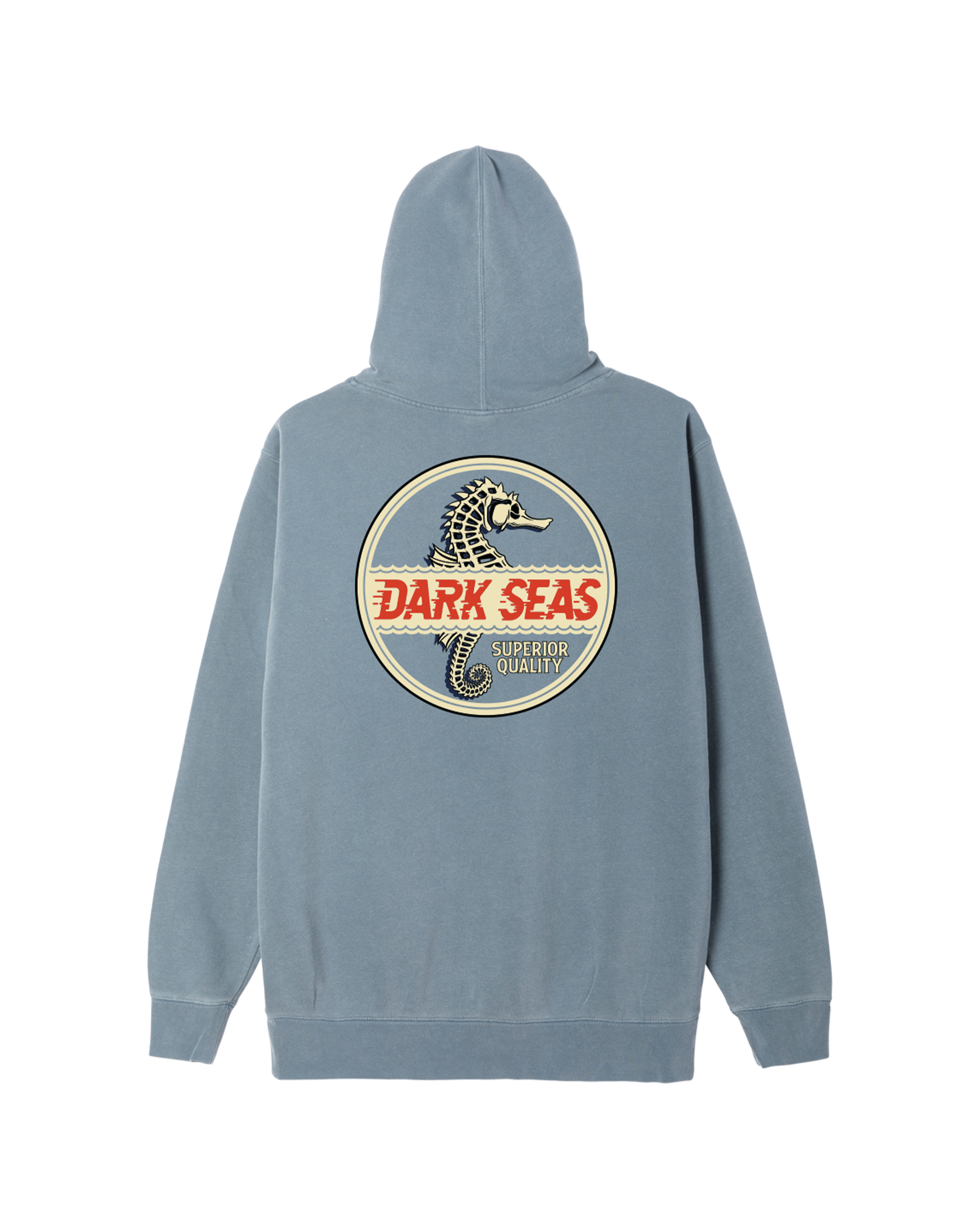 Oil Drum Pigment Pullover Hood
