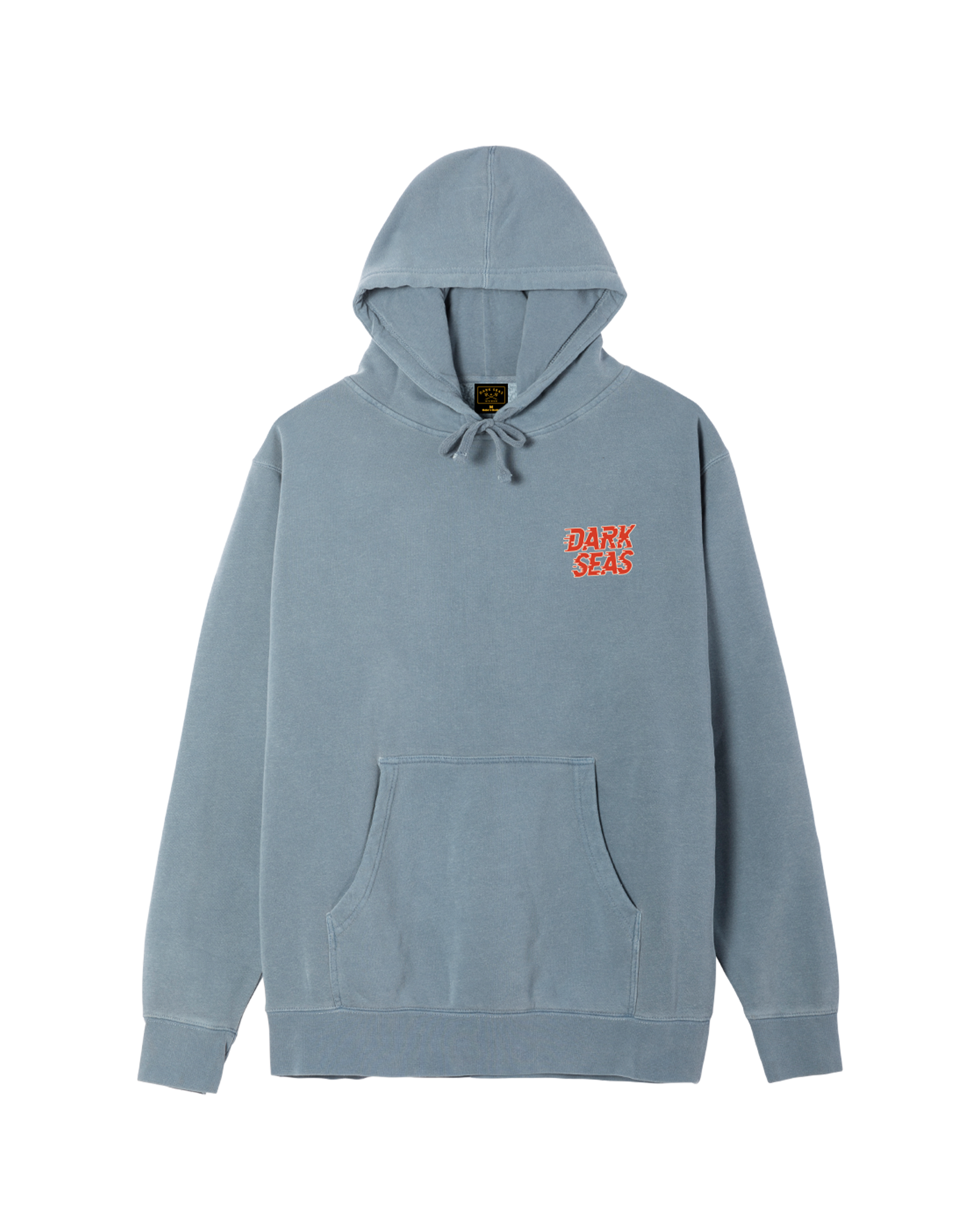 Oil Drum Pigment Pullover Hood