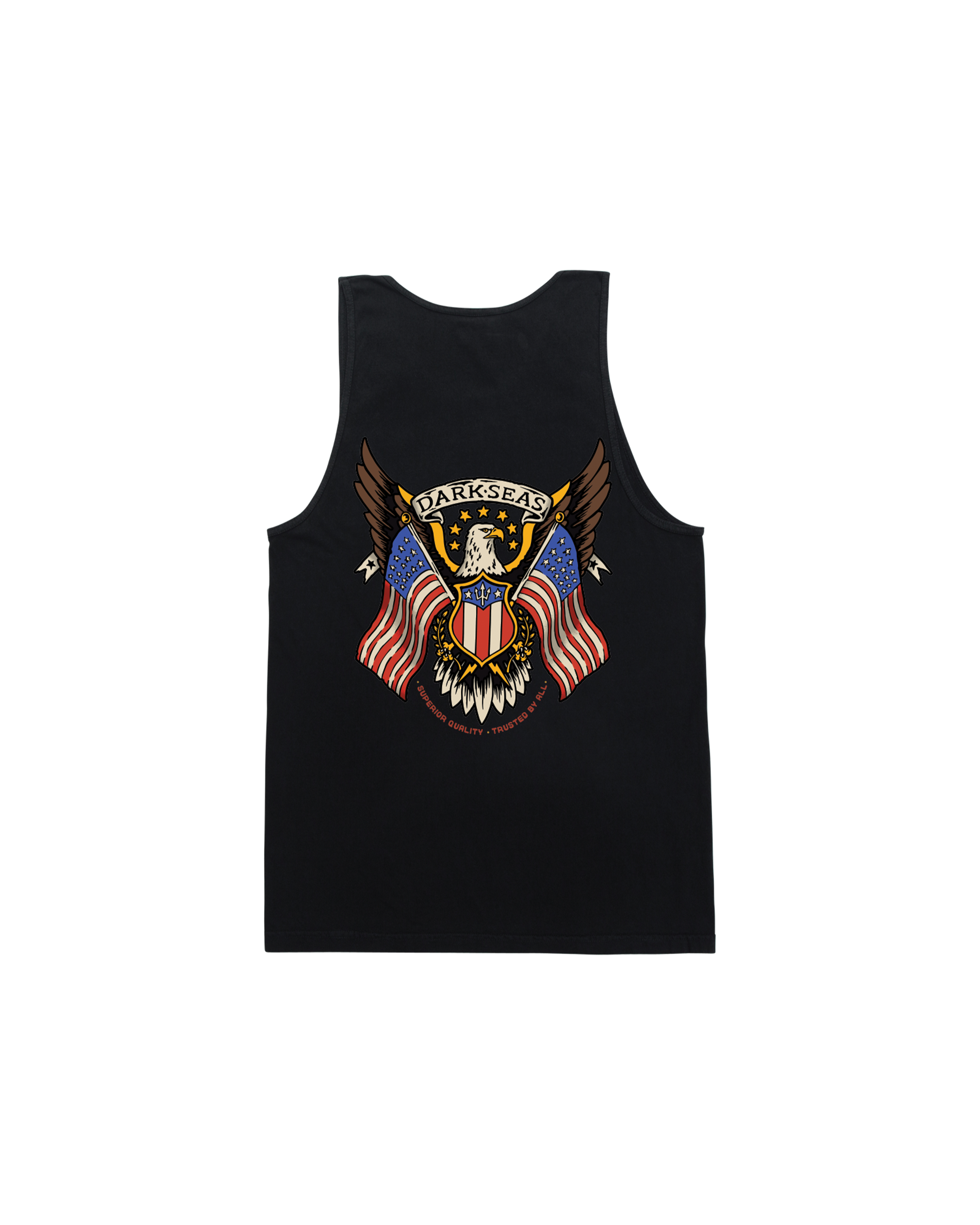 最終値下Sea Cotton AmericanSleeve Tank Land Of The Free Tank – Dark Seas Division