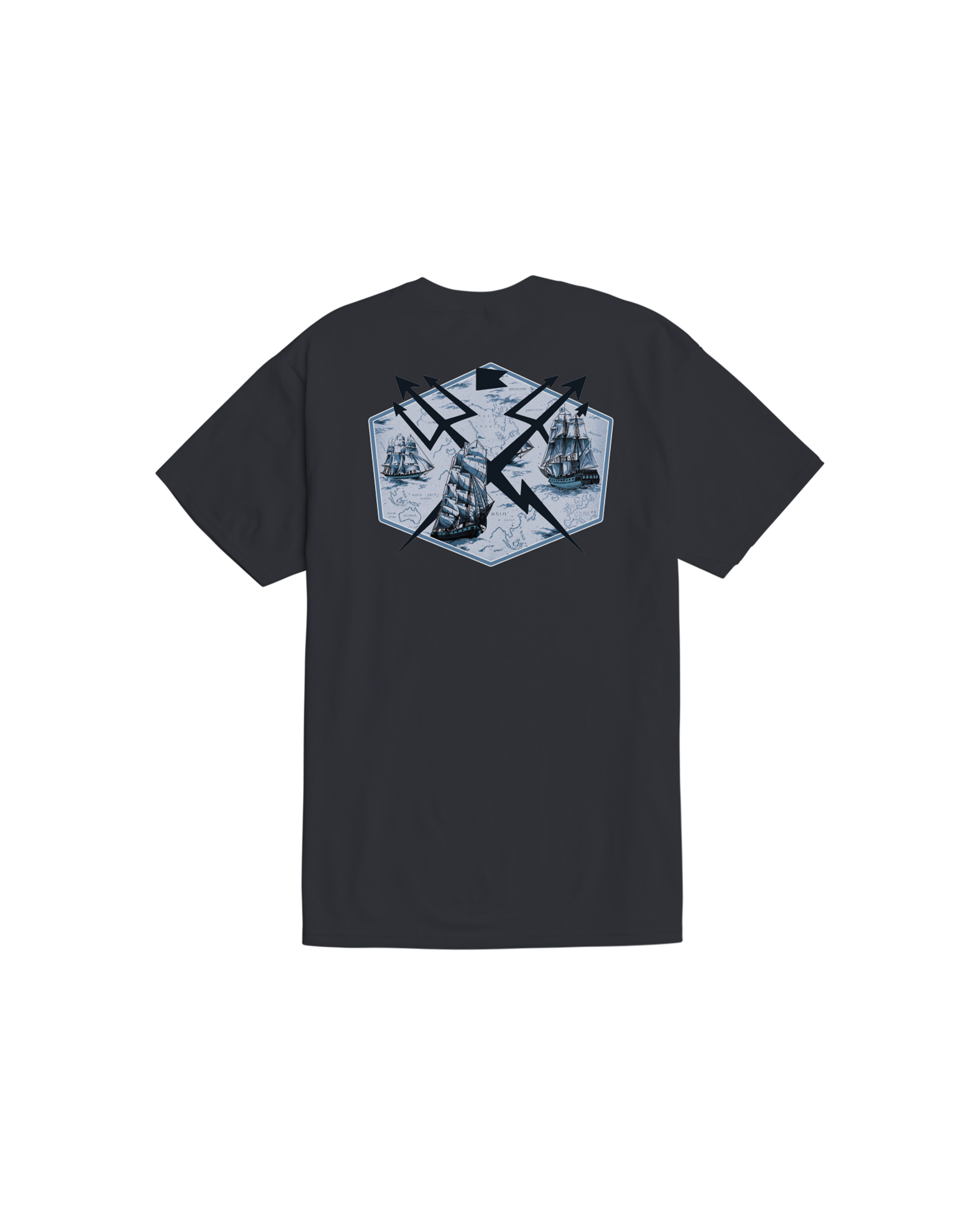 Treasure Map Stock T-Shirt (zoomed)