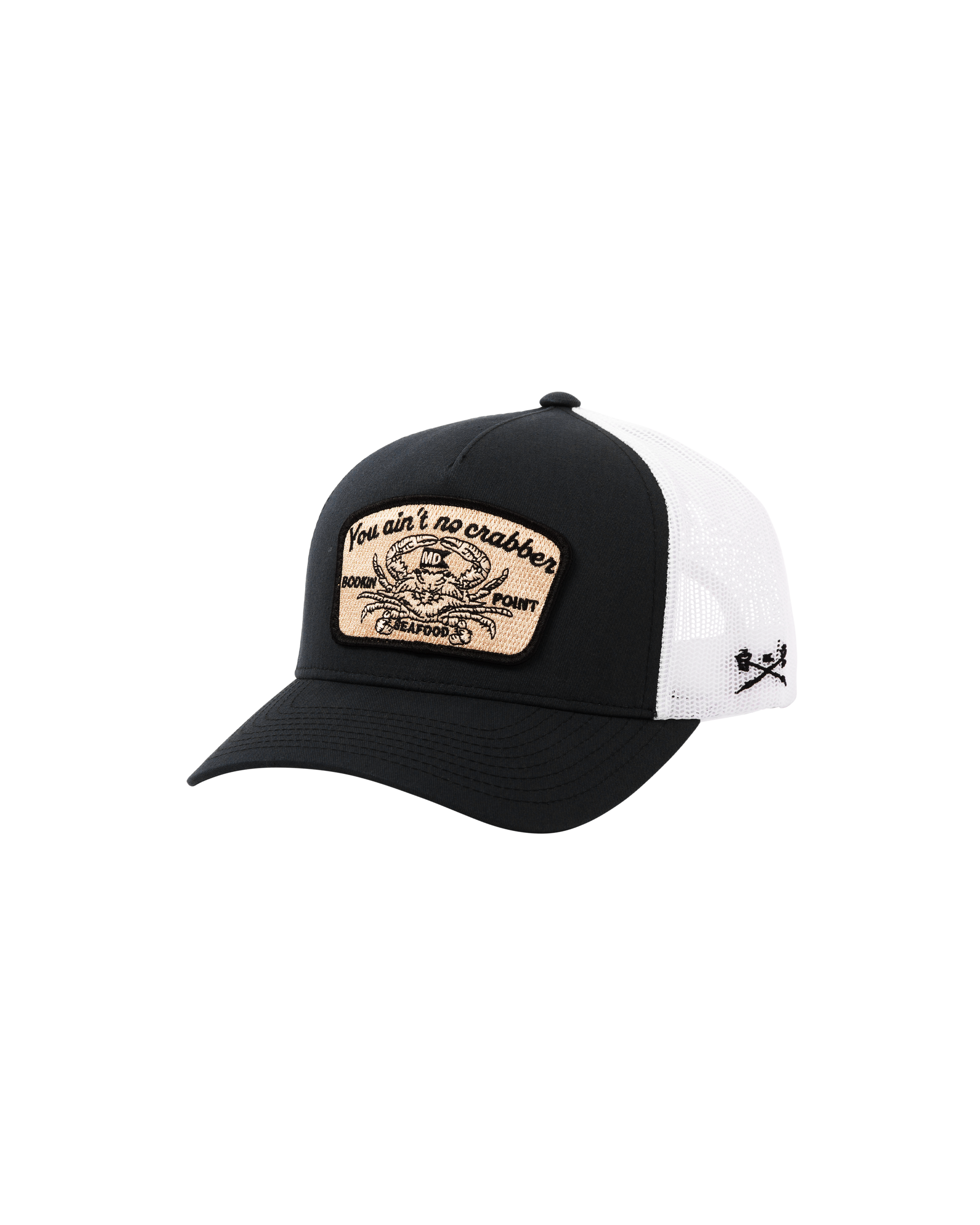 dark-seas-you-aint-no-crabber-hat-black-white (zoomed)