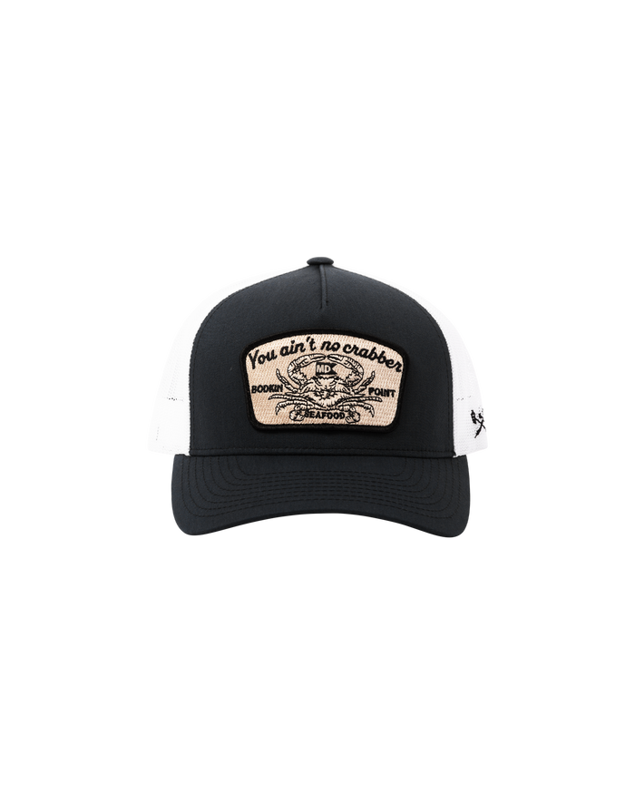 dark-seas-you-aint-no-crabber-hat-black-white - alternate view