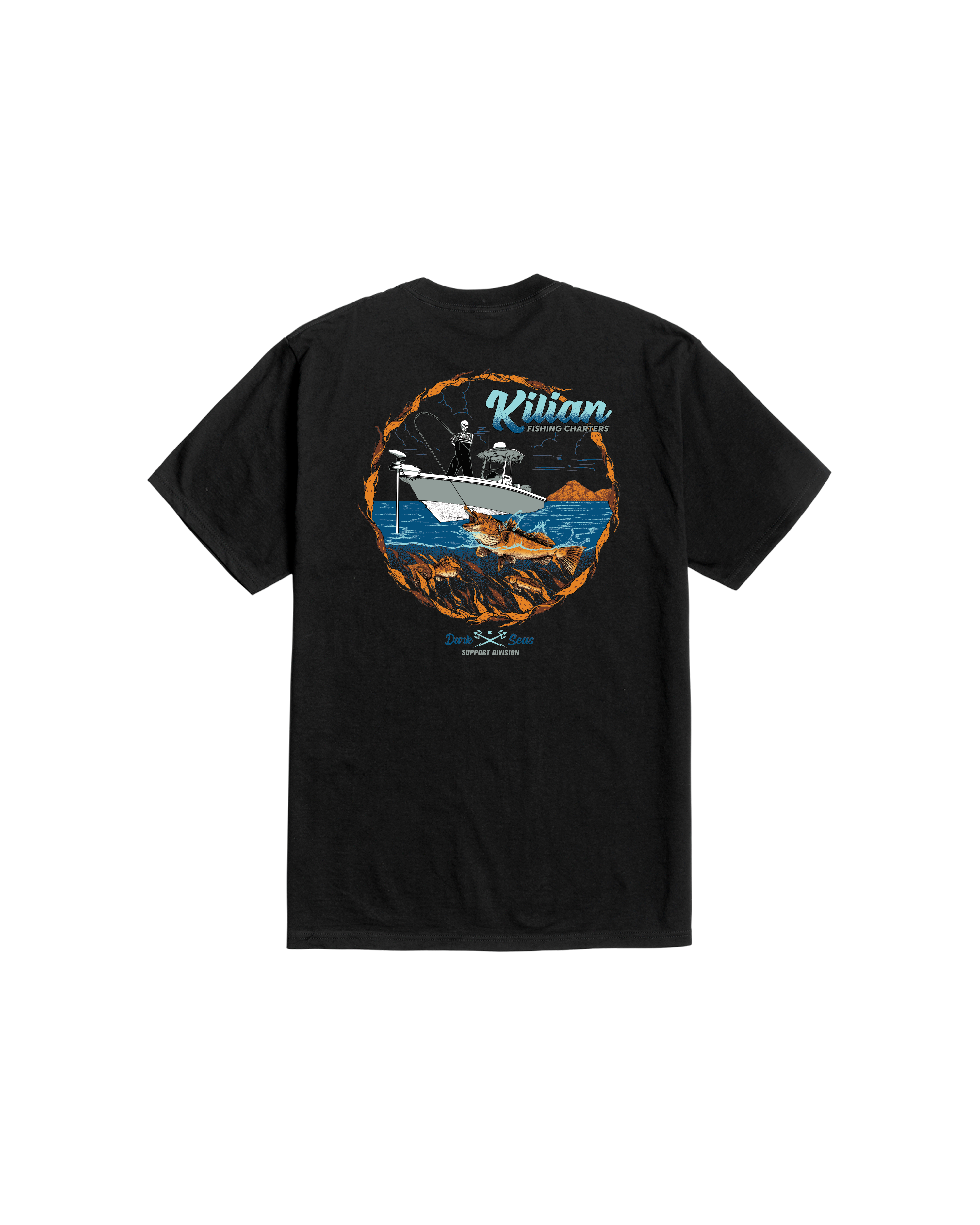 Kilian Fishing Charters Stock T-Shirt – Dark Seas Division Kilian Fishing Charters Stock T-Shirt – Dark Seas Division