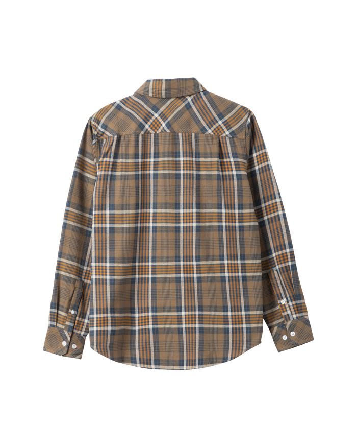 dark-seas-newton-flannel-shirt-grey-navy - alternate view