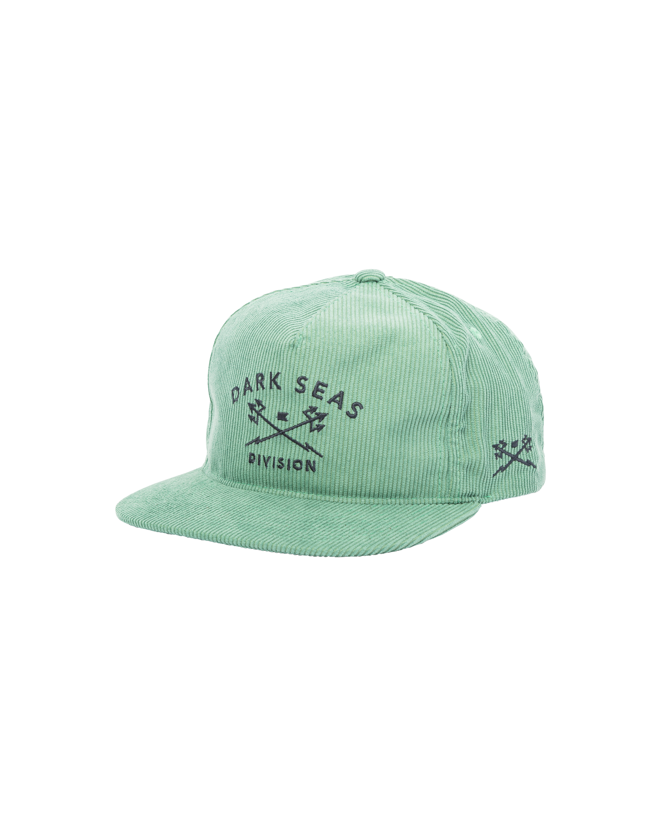 dark-seas-tridents-corduroy-hat-green (zoomed)
