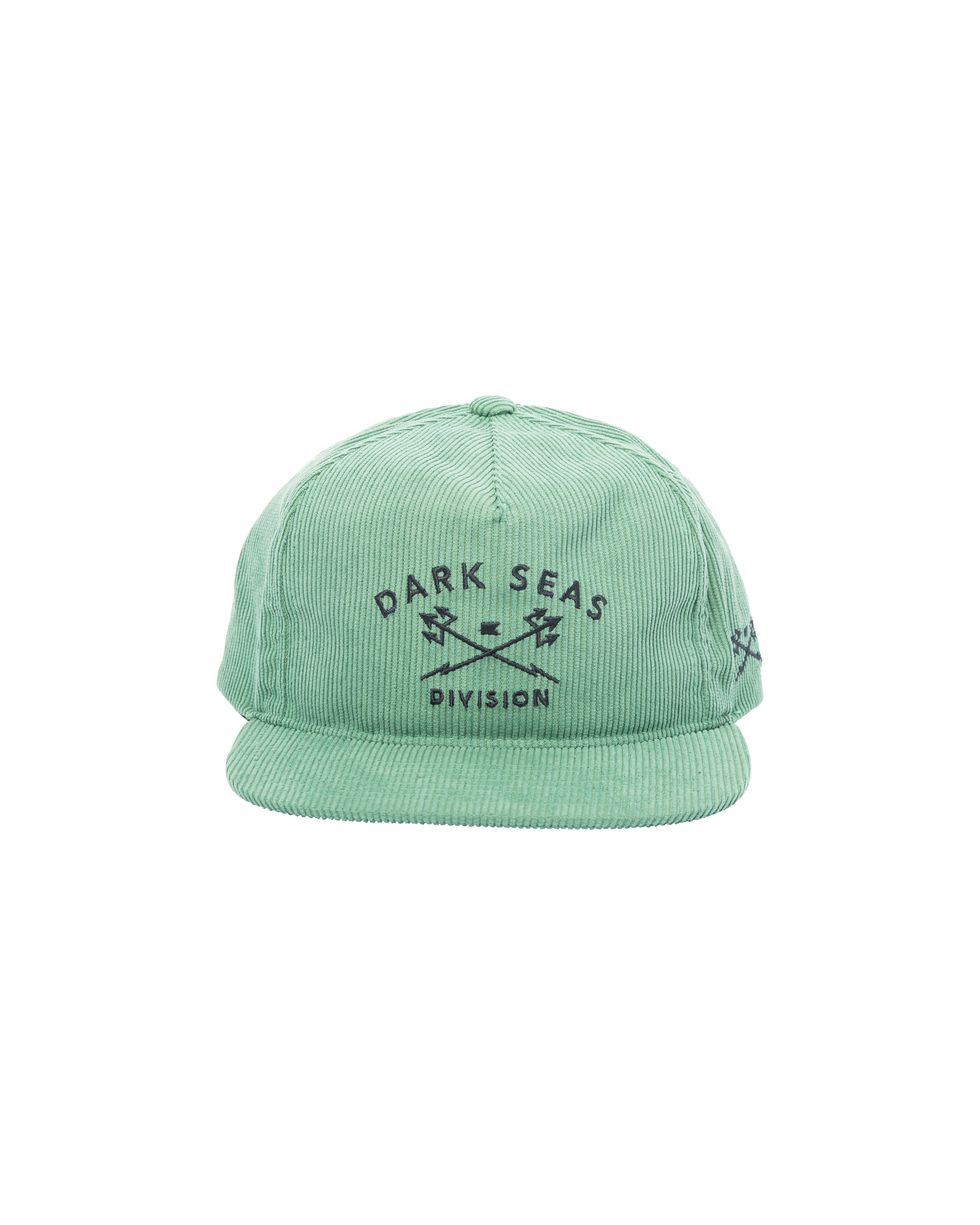 dark-seas-tridents-corduroy-hat-green (zoomed)