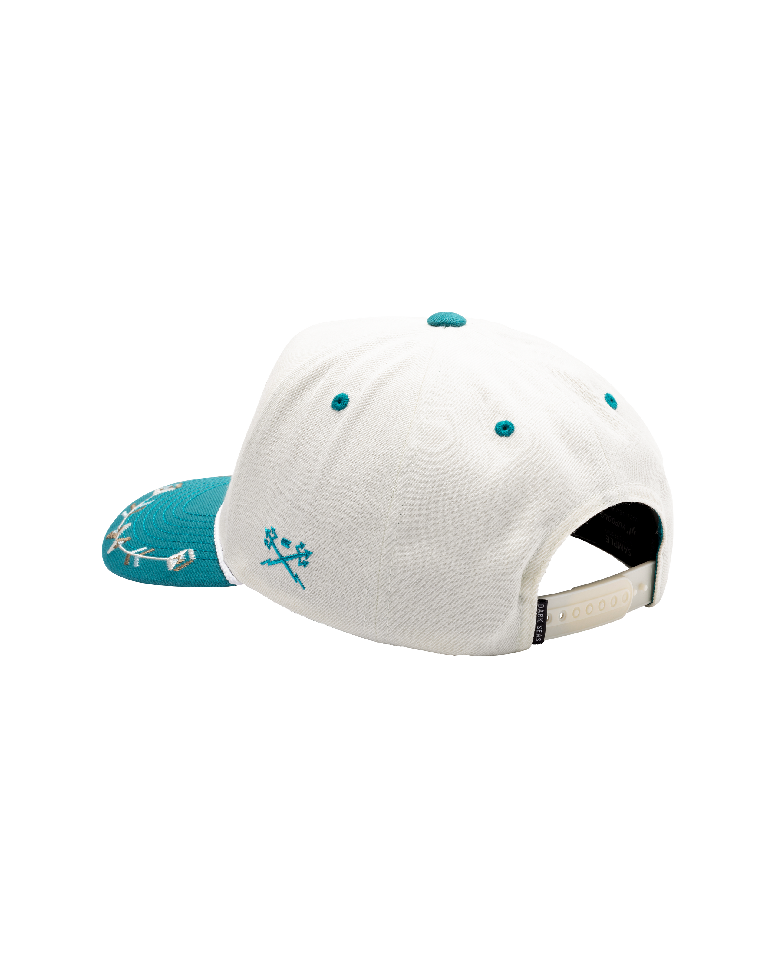 dark-seas-bronco-hat-off-white-teal (zoomed)