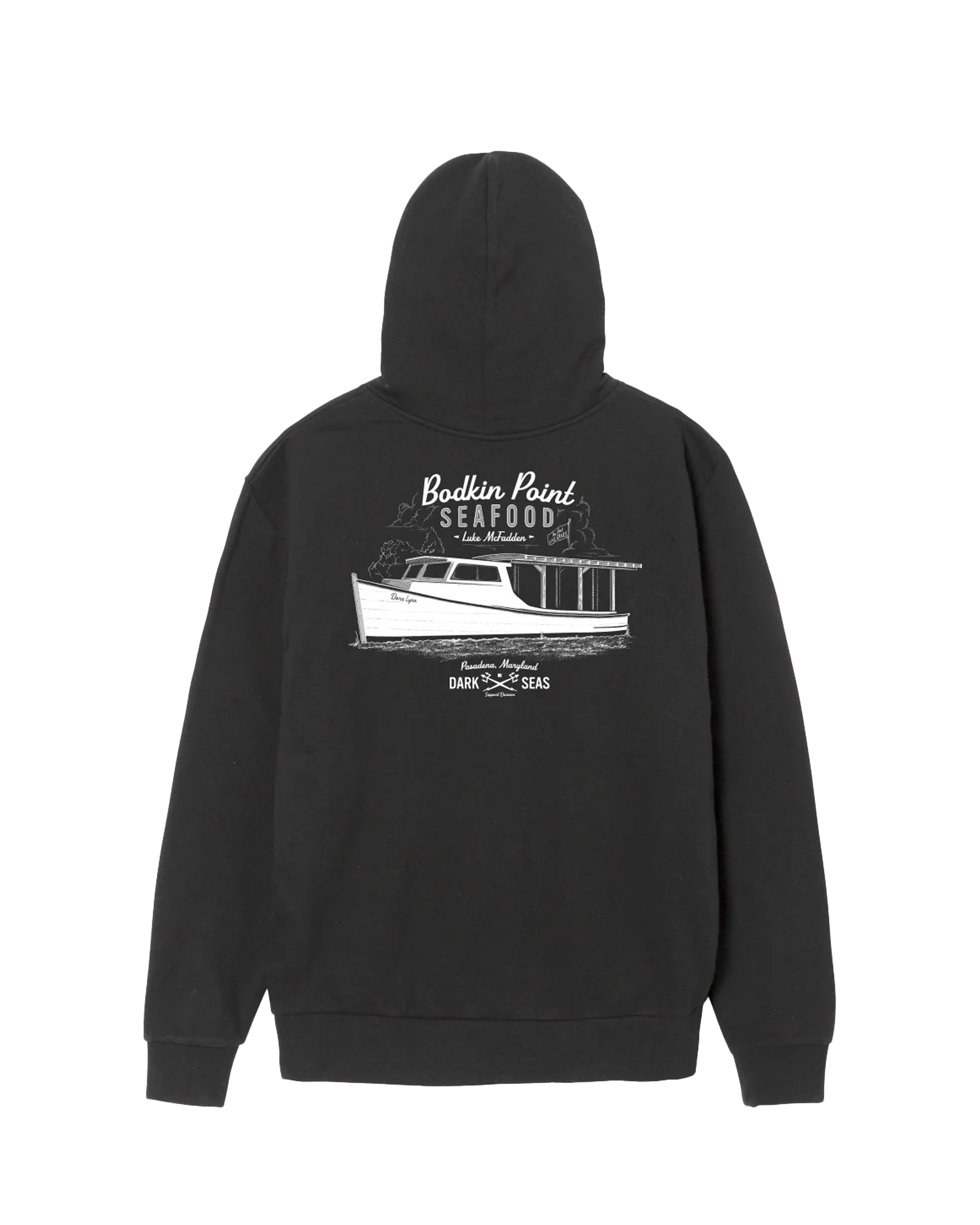 Crab Stand Pullover Hood – Dark Seas Division