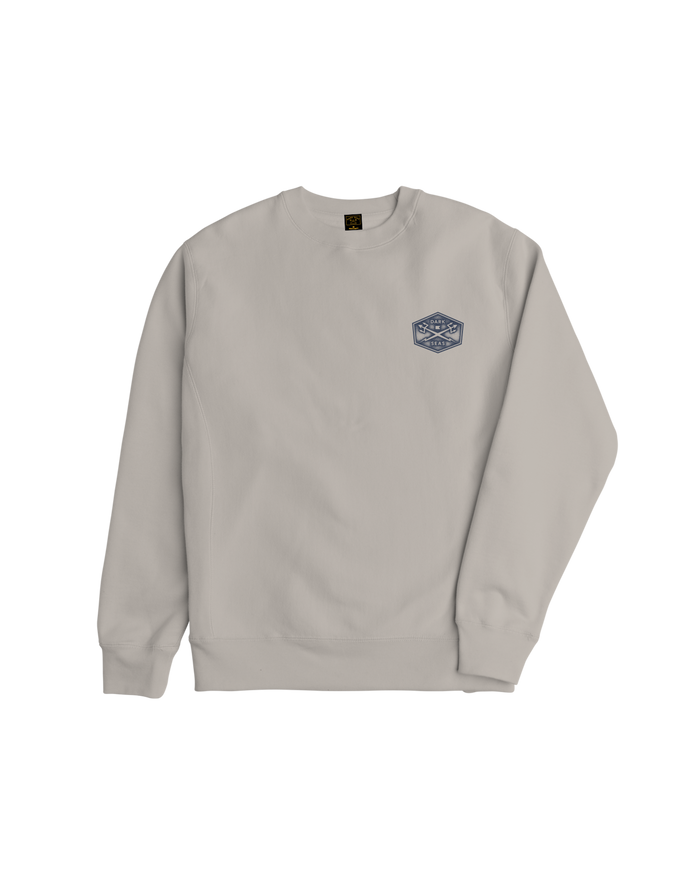 Progressive Gravel Pigment Crewneck