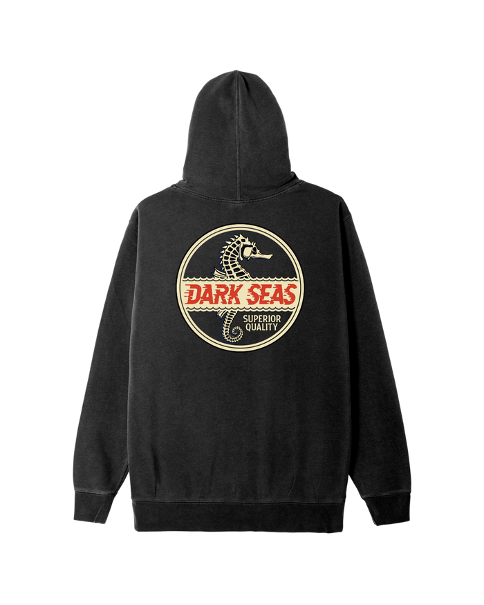 Oil Drum Pigment Pullover Hood