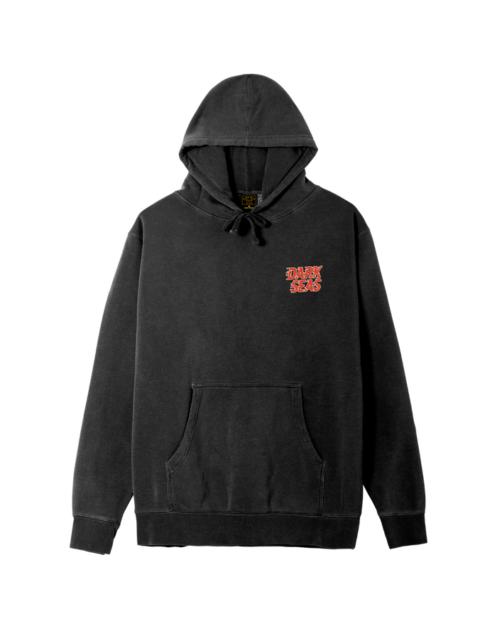 Oil Drum Pigment Pullover Hood