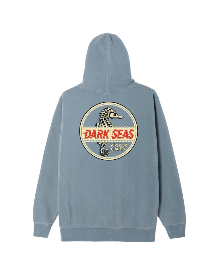 Oil Drum Pigment Pullover Hood