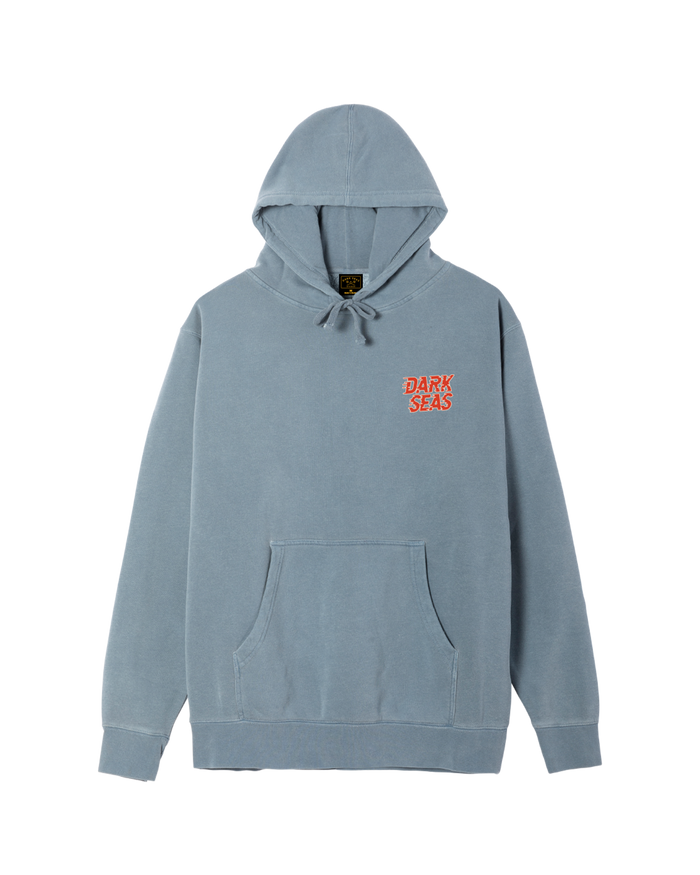Oil Drum Pigment Pullover Hood