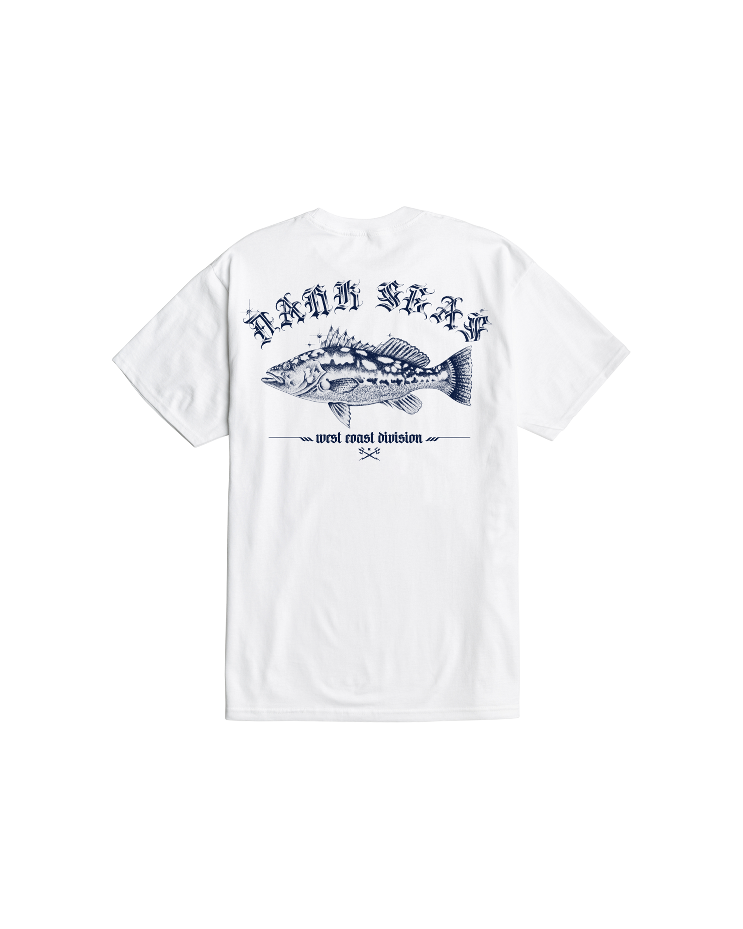 dark-seas-calico-bass-stock-t-shirt-white (zoomed)