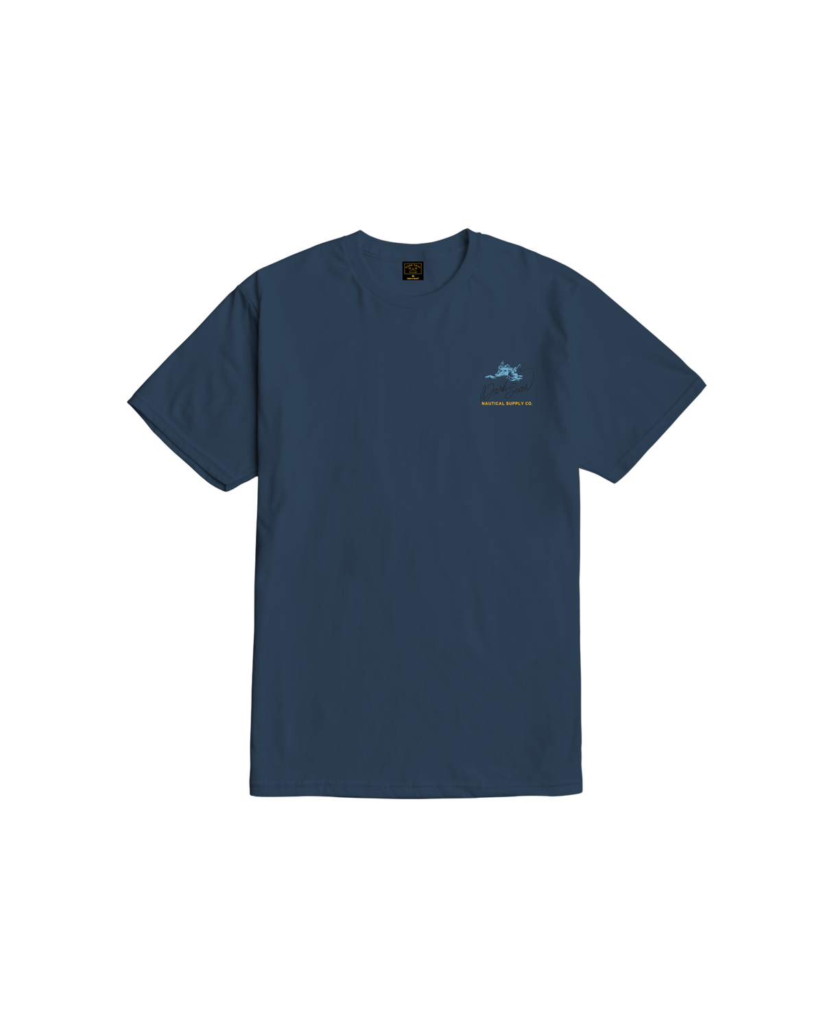 dark-seas-thin-line-premium-t-shirt-blue