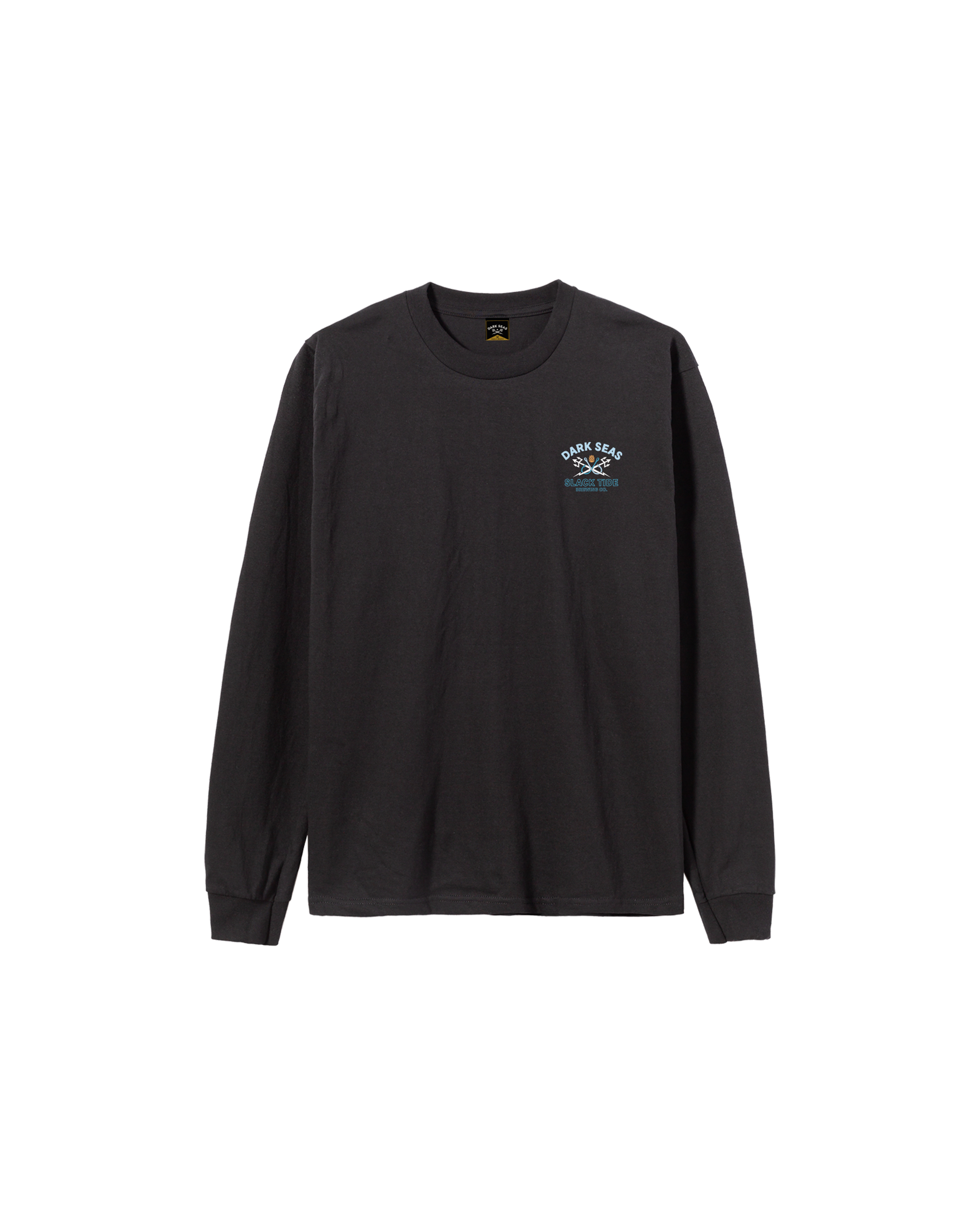 Ground Swell Stock Ls T-Shirt Black (zoomed)