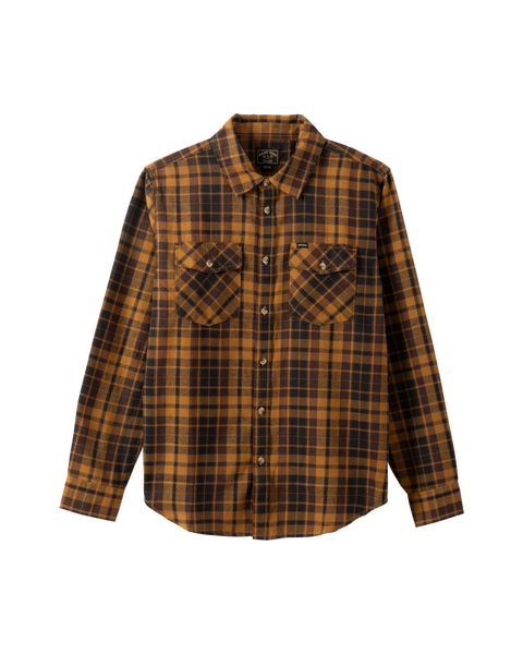 Dark Seas Men's Tanglewood Woven Shirt in Black / Brown