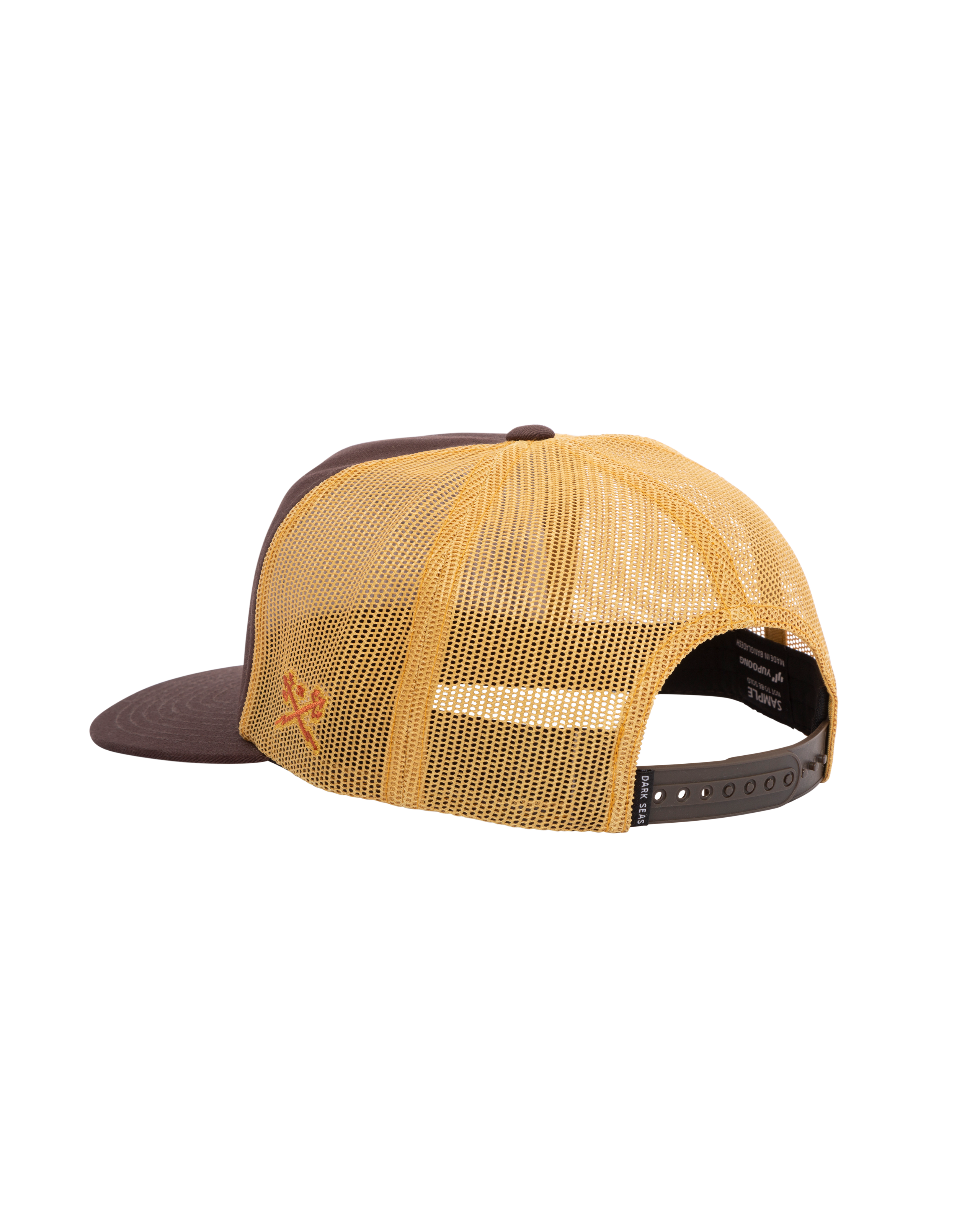 dark-seas-nav-trucker-hat-brown-gold