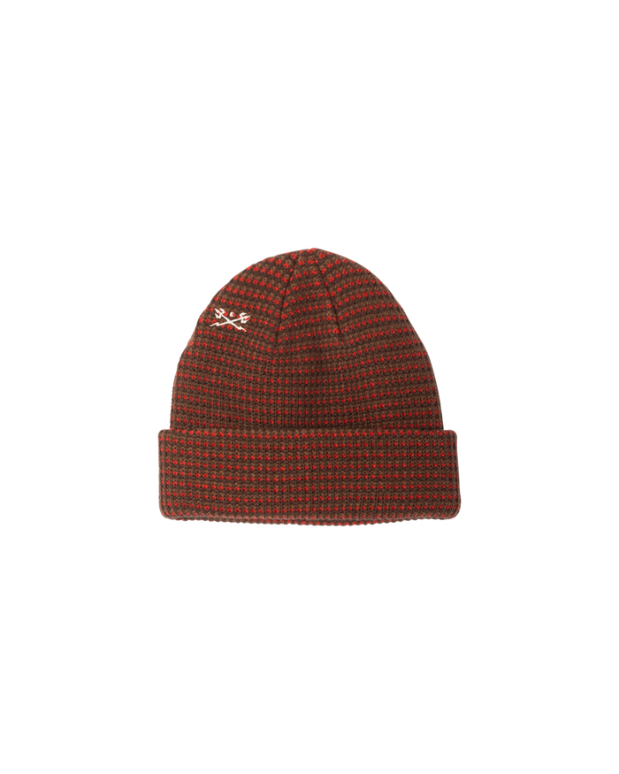 dark-seas-bateman-beanie-brown-red - alternate view